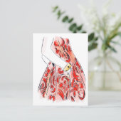 Details zur Mode Postkarte (Stehend Vorderseite)