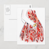 Details zur Mode Postkarte (Vorne/Hinten)