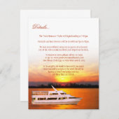 Details zur Ocean Sunset Card Begleitkarte (Vorne/Hinten)