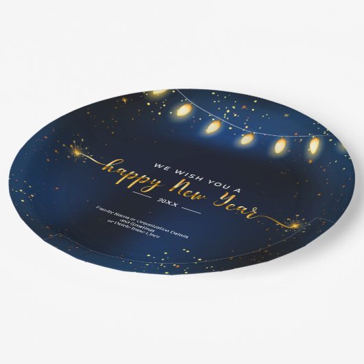 Details zur Organisation des Add-ons Jahr 20XX Pappteller (Schrägansicht)