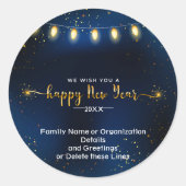 Details zur Organisation des Add-ons Jahr 20XX Runder Aufkleber (Vorderseite)