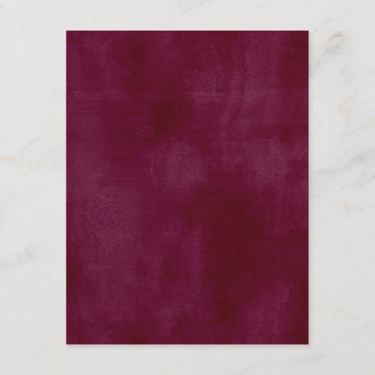 Details zur rustikalen Blütezeit Begleitkarte (Rückseite)