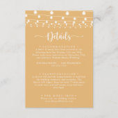 Details zur rustikalen Streichelleuchte Begleitkarte (Vorderseite)