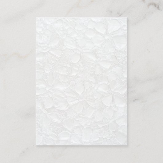 Details zur Schwarz/Weiß Klassik Begleitkarte (Rückseite)