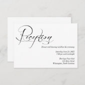 Details zur Schwarz-Weiß-Rezeption Begleitkarte (Vorne/Hinten)