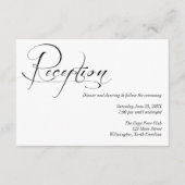 Details zur Schwarz-Weiß-Rezeption Begleitkarte (Vorderseite)