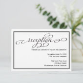 Details zur Schwarz-Weiß-Rezeption Begleitkarte (Stehend Vorderseite)