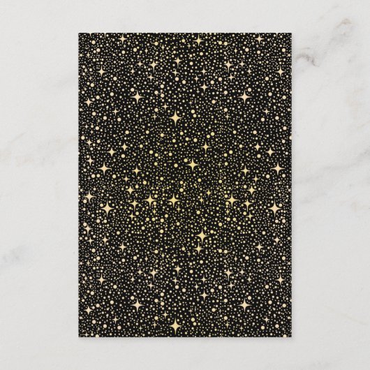 Details zur Schwarzen Hochzeit der Nachtstars Begleitkarte (Rückseite)