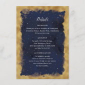 Details zur Starry Night Celestial Star Wedding Ca Begleitkarte (Vorderseite)