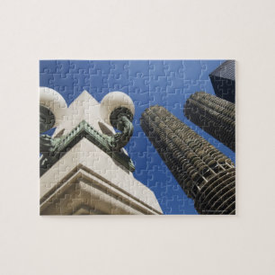 Details zur Straßenlampe in Marina City Towers Chi Puzzle