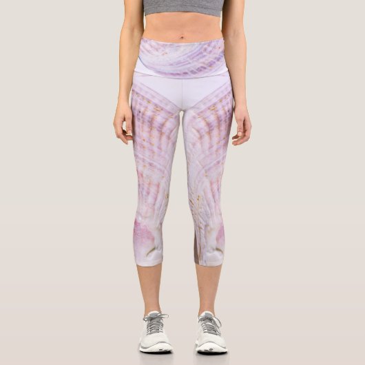 Details zur Struktur der Muschel im Seeozean Capri Leggings (Vorderseite)
