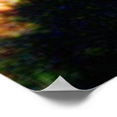 Details zur Supernova Remnant Cassiopeia A Poster (Ecke)