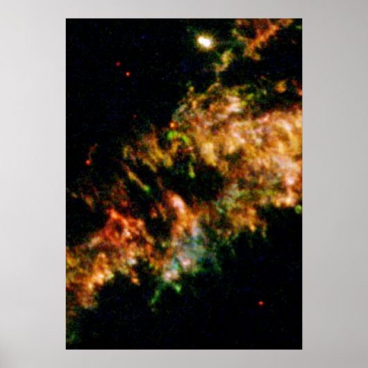 Details zur Supernova Remnant Cassiopeia A Poster (Vorne)