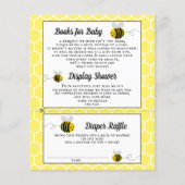 Details zur süßen Kleinen Honey Bee Baby Dusche (Vorderseite)