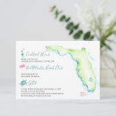 Details zur tropischen Küste Begleitkarte (Stehend Vorderseite)