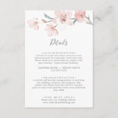 Details zur Umschließungskarte für Frühjahr-Kirsch Begleitkarte (Vorderseite)