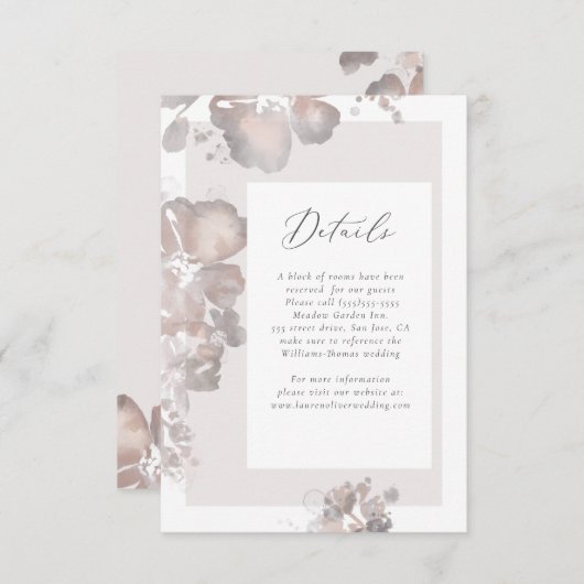 Details zur Wasserfarbenkennzeichnung Begleitkarte (Vorne/Hinten)