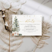 Details zur Weihnachtszeit bei Pine Tree Begleitkarte