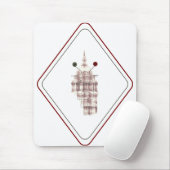 Detalhista Preto Catedral e Vespa Nostálgica Mousepad (Mit Mouse)