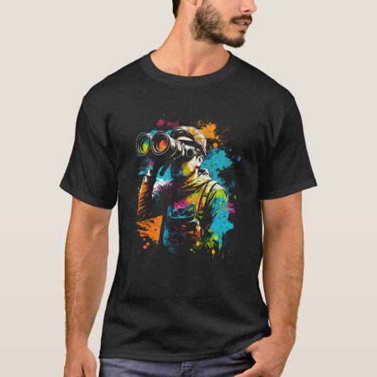 Detash Telescope Private Detection Priva T-Shirt (Vorderseite)