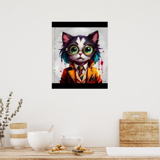 Detection Conin von Tabbykin Detection Agency Poster (Küche)