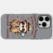 "Detection Sloth" Faultier Case-Mate iPhone Hülle (Rückseite (Horizontal))