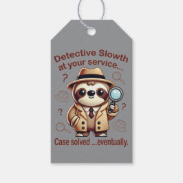 "Detection Sloth" Faultier Geschenkanhänger