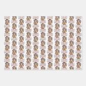 "Detection Sloth" Faultier Geschenkpapier Set (Vorderseite 3)