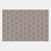 "Detection Sloth" Faultier Geschenkpapier Set (Vorderseite)