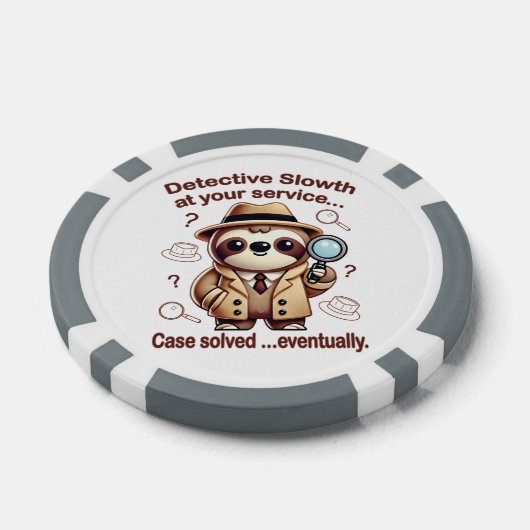 "Detection Sloth" Faultier Pokerchips (Einzeln)