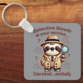 "Detection Sloth" Faultier Schlüsselanhänger (Vorderseite)