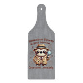 "Detection Sloth" Faultier Schneidebrett (Vorderseite)