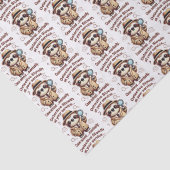 "Detection Sloth" Faultier Seidenpapier (Detail)