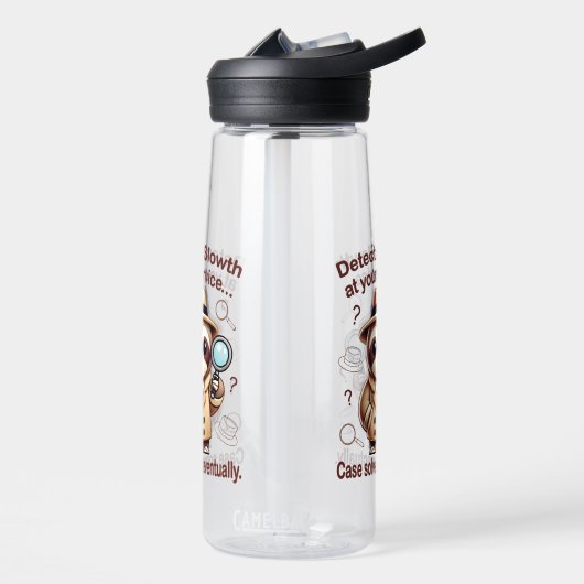 "Detection Sloth" Faultier Trinkflasche (Links)