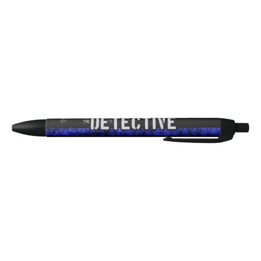 Detection Thin Blue Line Distressed Flag Kugelschreiber (Unterseite)