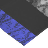 Detection Thin Blue Line Distressed Flag Kurzer Tischläufer (Ecke)