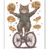 Detection Whiskers - Funny Cat Mystery Novel Aufkleber (Vorderseite)