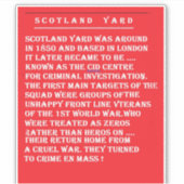 DETECTIVA POLIZISTEN ROBBERS GESCHICHTE AUFKLEBER (Vorderseite)