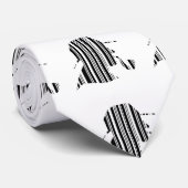 DETECTIVE BAR CODE Pfeife rauchender Barcode-Muste Krawatte (Gerollt)