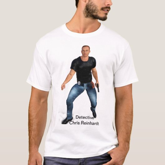Detective Chris Reinhardt T-Shirt (Vorderseite)