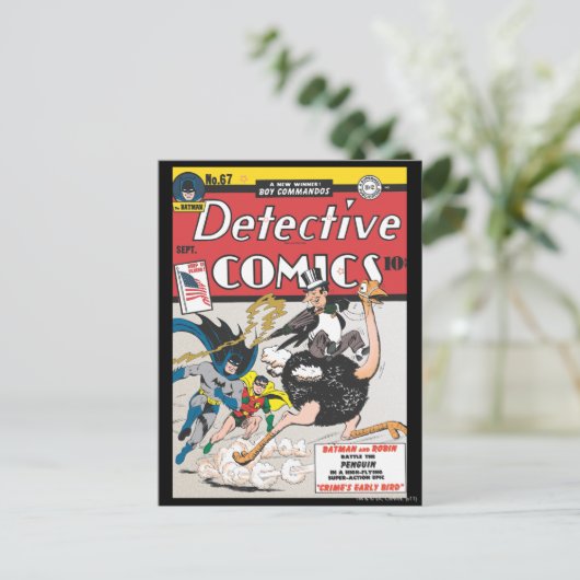 Detective Comic #67 Postkarte (Stehend Vorderseite)