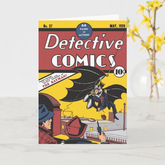 Detective Comics #27 Karte (Gelbe Blume)