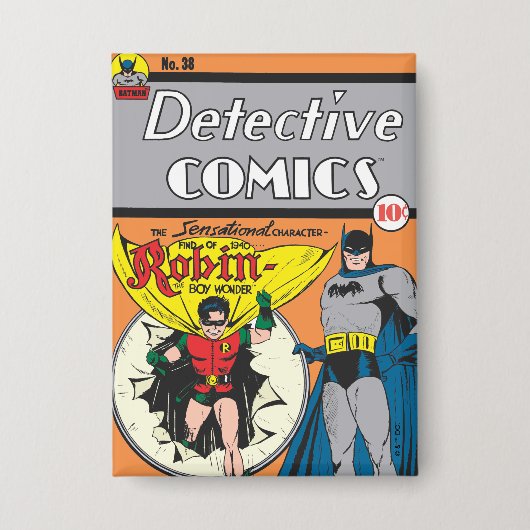 Detective Comics #38 Button (Vorderseite)