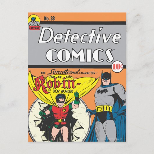 Detective Comics #38 Postkarte (Vorderseite)