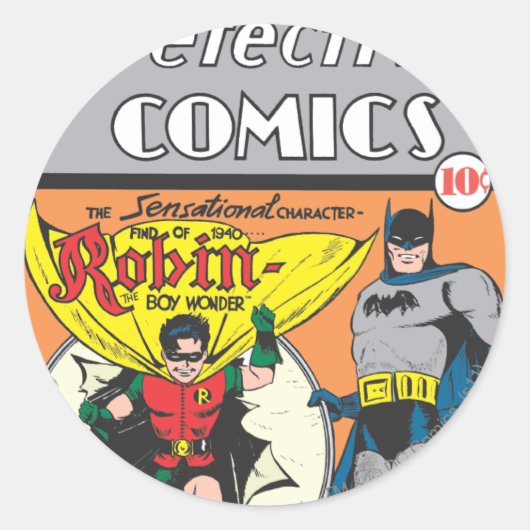 Detective Comics #38 Runder Aufkleber (Vorderseite)