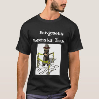 detective_crime_scene_lw,    Ferguson'sForensics… T-Shirt