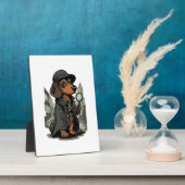Detective Dachshund � Mystery Solving Dog Fotoplatte (Seite)