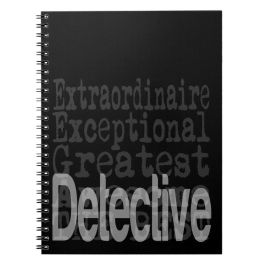 Detective Extraordinaire Notizblock (Vorderseite)
