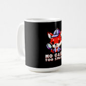Detective Fox - Kein Fall zu klein Pixel Art Kaffeetasse (Vorderseite Links)