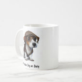 Detective Jack Russell Terrier Kaffeetasse (Vorderseite Links)